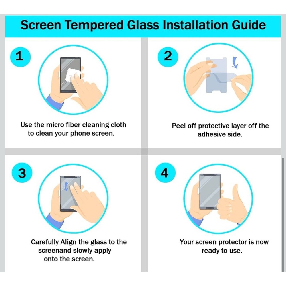 RKINC Screen Protector [3-Pack] for Samsung Galaxy A53 5G - Picture 8 of 8
